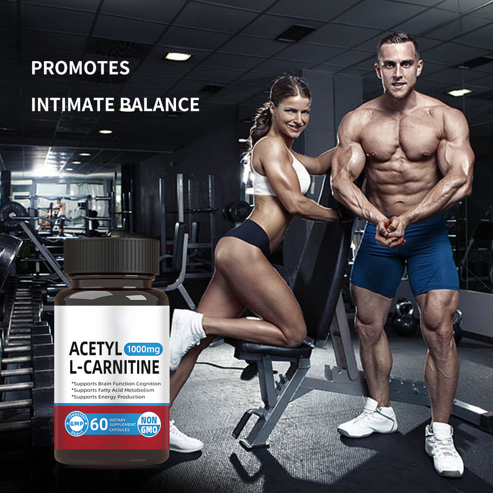 Acetyl L- Carnitine| Fat burner, brain & cognitive booster - 60 caps
