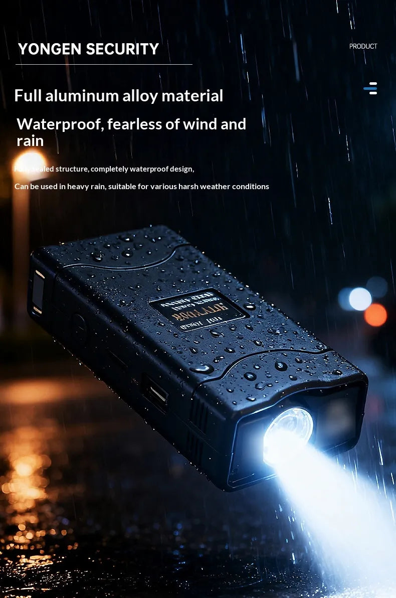 💥Flashlight with LED Flashlight for Personal Safety - Portable Rechargeable  Voltaris 75M Stun Flashlight ⚡