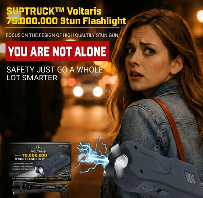 💥 2026 New Year Sale 75% OFF ️🔦 Voltaris 75M Stun Flashlight ⚡
