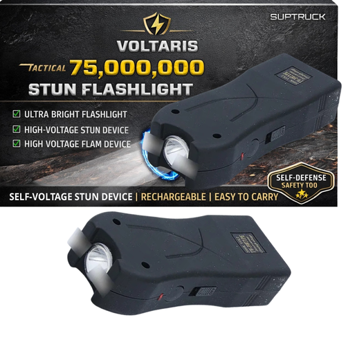 💥 2026 New Year Sale 75% OFF ️🔦 Voltaris 75M Stun Flashlight ⚡