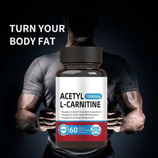 Acetyl L- Carnitine| Fat burner, brain & cognitive booster - 60 caps