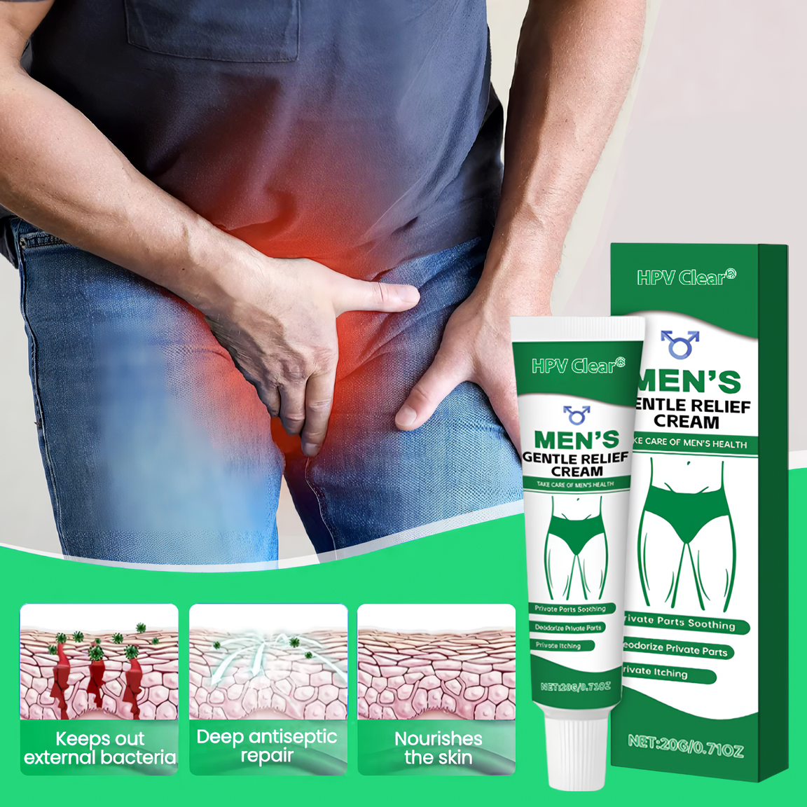 HPVCLEAR® HPV Genital Warts Relief Cream